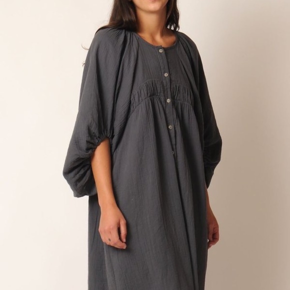 Atelier Delphine Maeve Dress Gray S - Picture 6 of 7